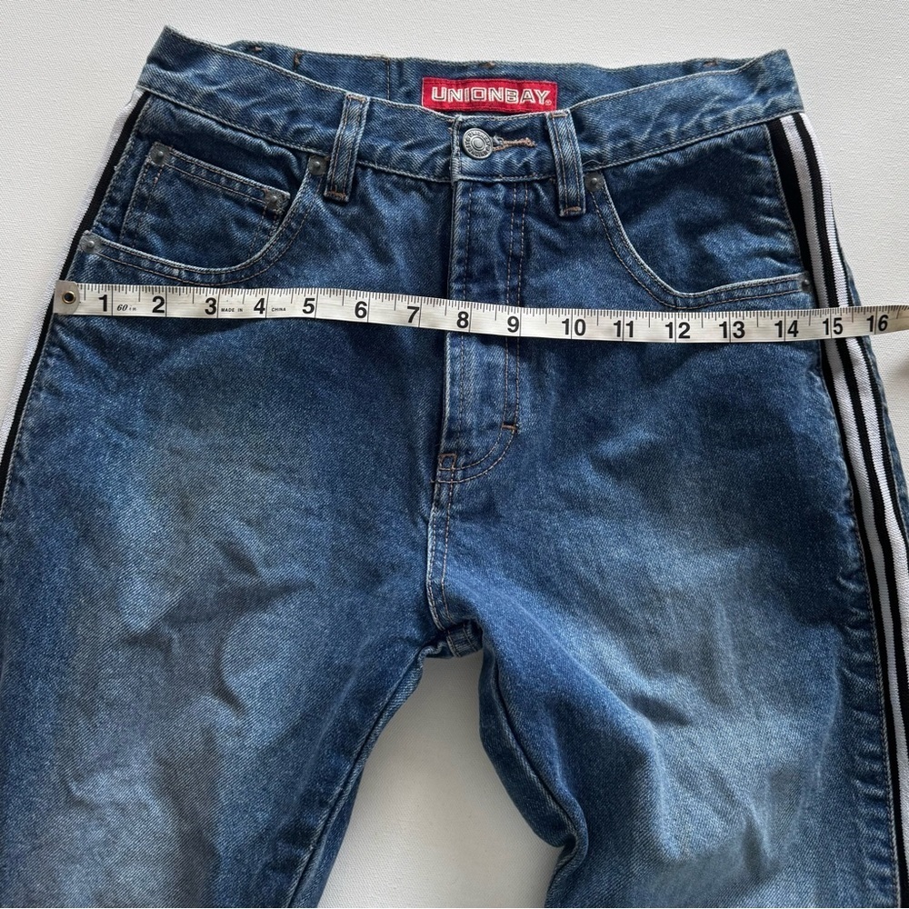Unionbay Vintage Y2K Side Stripe Jeans Size 26 (4) - Picture 6 of 11